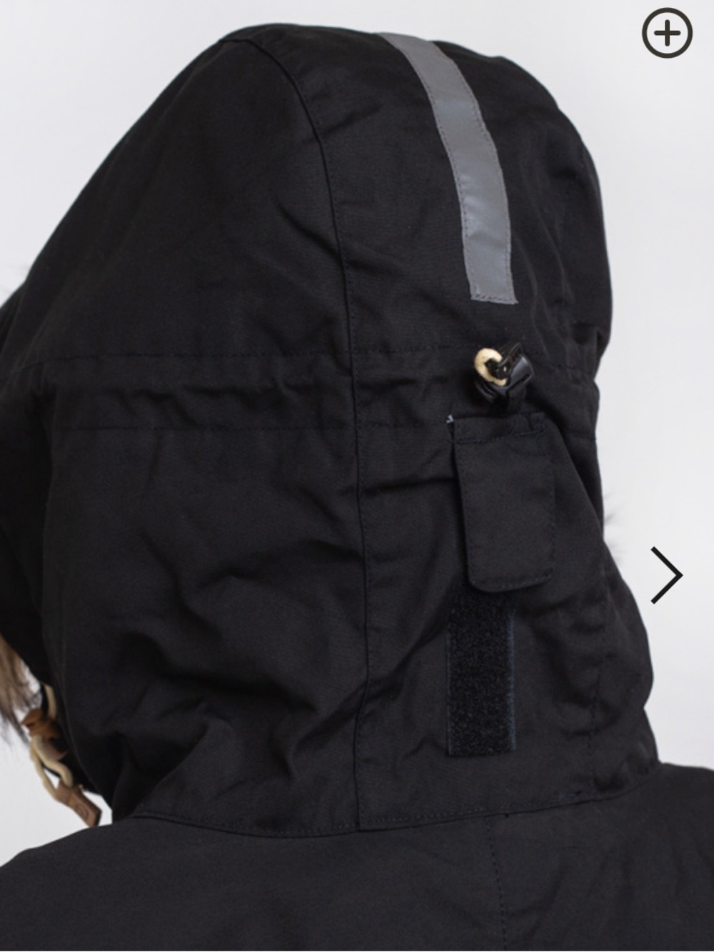 Fjallraven Women’s Iceland Anorak Waterproof Jacket - Black XS - Picture 3 of 5